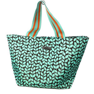 Vera Bradley Flower Shower Canvas Tote Bag Purse Beach Shoulder Tote EUC